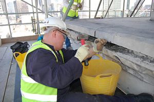 Repairs to the viewing platform - images by Harris Digital Productions